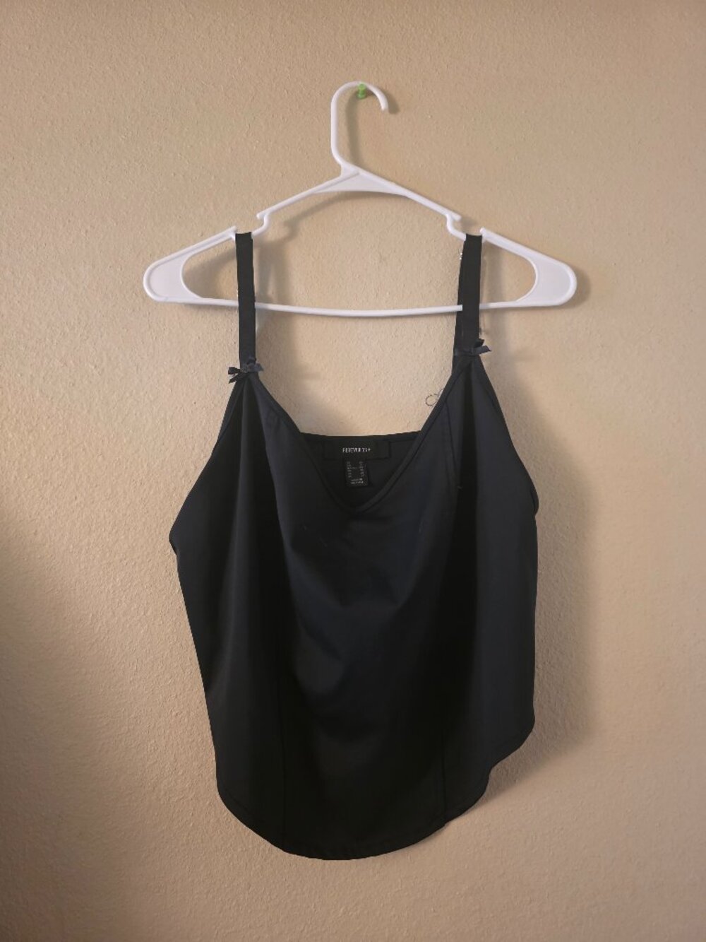 Forever 21 Size 2X Black Tank Top